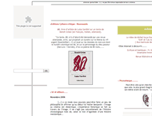 Tablet Screenshot of cythere-critique.com